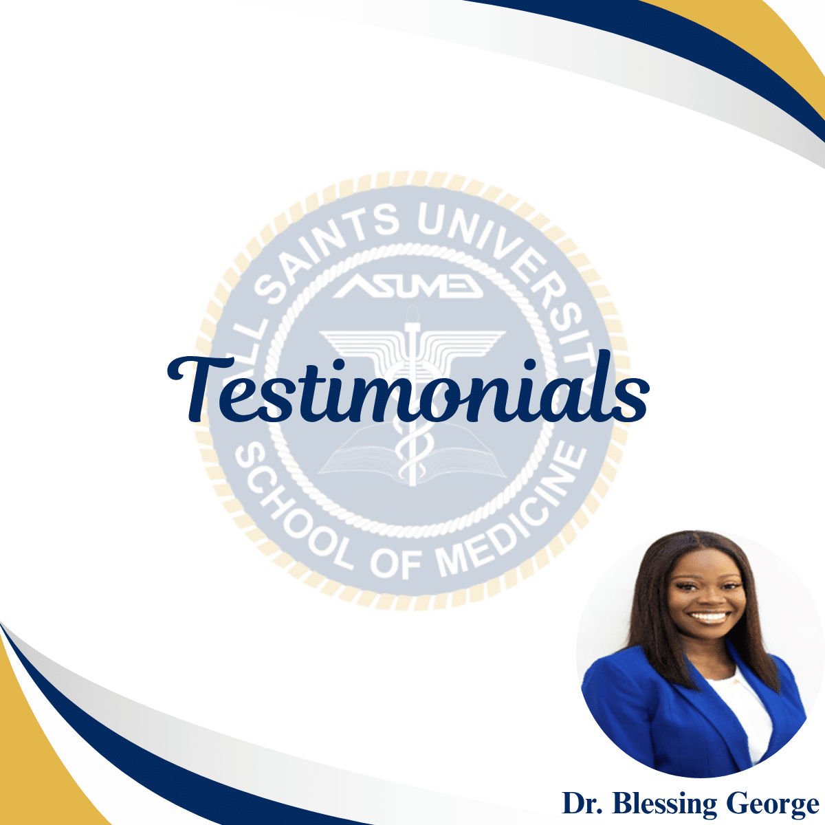 Dr. Blessing George
